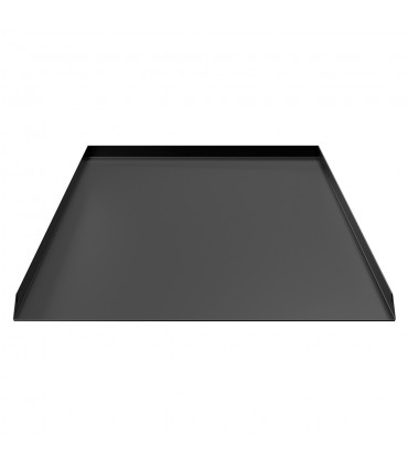 Dishwasher Leak Pan - 20.5" D x 24" W x 1" H - Flat Black