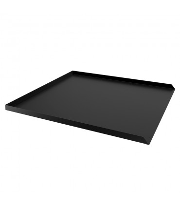 Dishwasher Leak Pan - 20.5" D x 24" W x 1" H - Flat Black