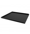 Ice Machine Leak Pan - 21" D x 15" W x 1" H - Flat Black