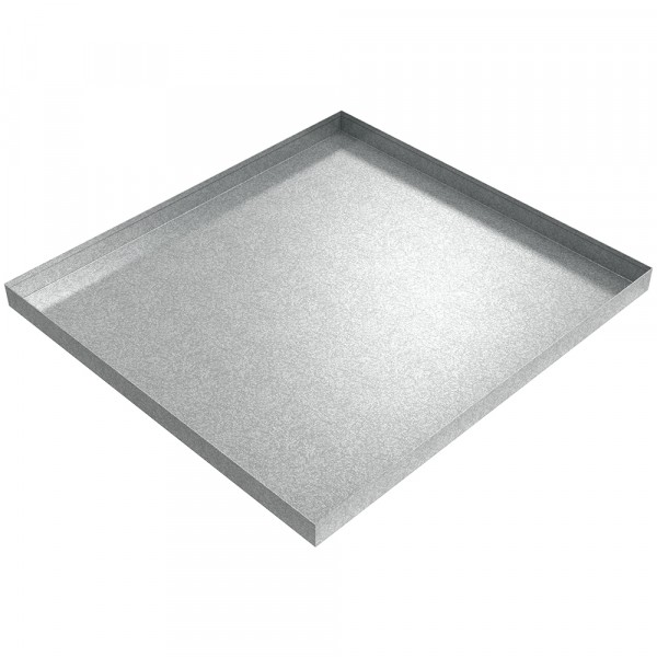 Drip Pan - 30.5" x 33" x 2" - Galvanized Steel