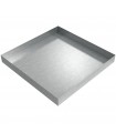 Water Heater Drip Pan - 36" x 36" x 4" - Galvanized Steel