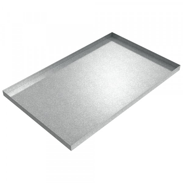 Hydraulic Unit Drip Pan - 48" x 30" x 2" - Galvanized Steel