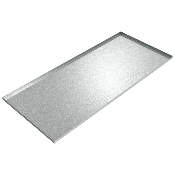 Hydraulic Unit Drip Pan - 114" x 50.25" x 2" - Galvanized Steel 