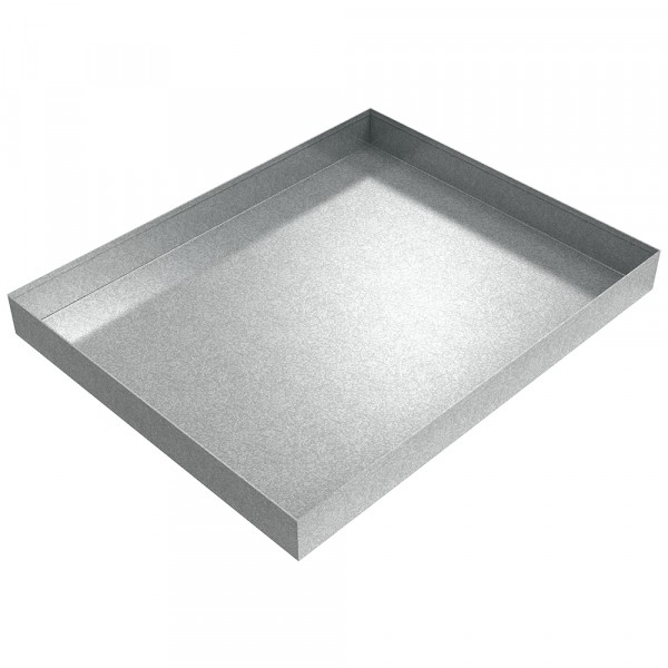 Hydraulic Unit Drip Pan - 30" x 24" x 3" - Galvanized Steel