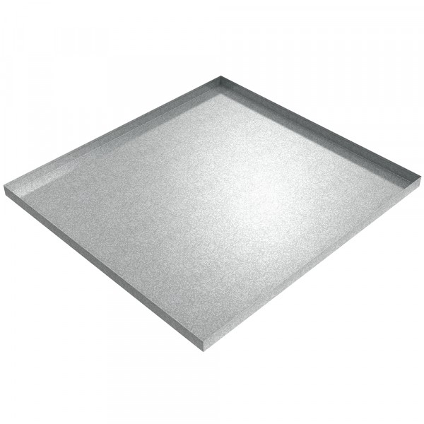 Automotive Oil Drip Pan - 47.5" x 44" x 2" - Galvanized Steel 