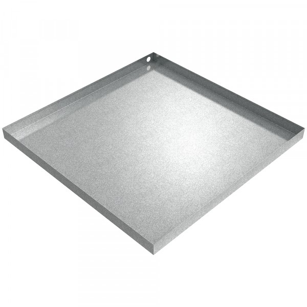 Drain Pan - 50" x 50" x 3" - Galvanized Steel