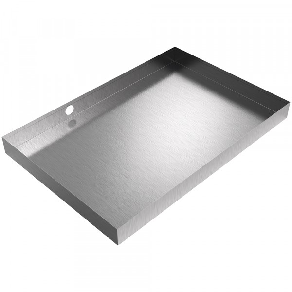 Drain Pan - 30" x 20" x 2.5" - Stainless Steel