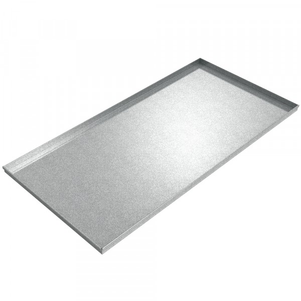 Assembly Drip Pan - 72" x 36" x 2" - Galvanized Steel