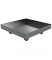 Rolling Drip Pan - 16" x 16" x 2" - Stainless Steel