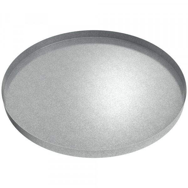 Round Drip Pan - 36" Diameter - Galvanized Steel