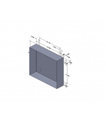 Rolling Drip Pan - 24" x 24" x 6" - Stainless