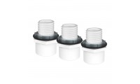 Drain Pan Fitting (3 pack) - 1" NPT - PVC