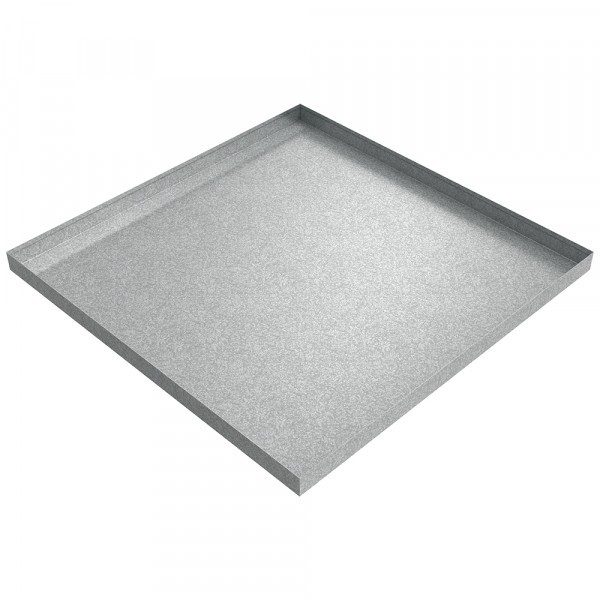 Drip Pan - 36" x 36" x 2.5" - Galvanized Steel 