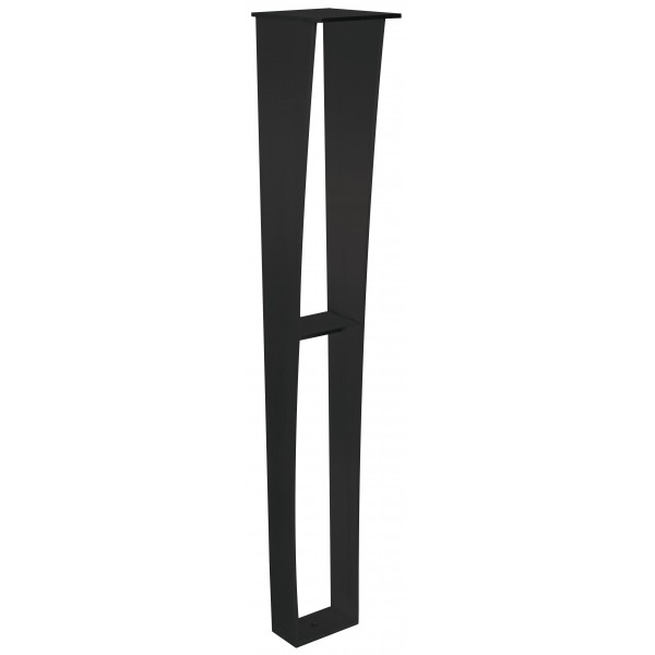 Anteris Countertop Support Leg - 6x5x34.50 - Black