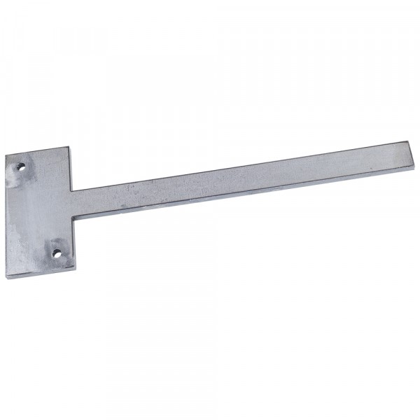  Stud Mounted Shelf Bracket - 8x0.25x2 - Steel