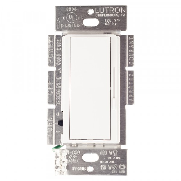  Eco-Lucent LED White Hardwire Dimmer Switch