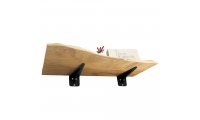 Maple Live Edge Wall Shelf