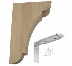 Wood Corbel Bar Bracket